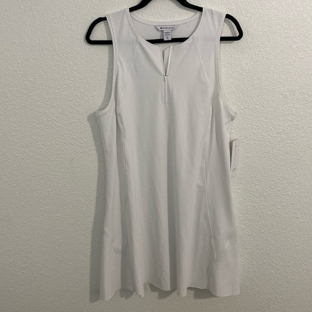 NWT- Athleta-Ace tennis dress- white- Size XL